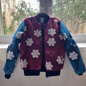 Mary Katrantzou x Adidas printed bomber jacket size S